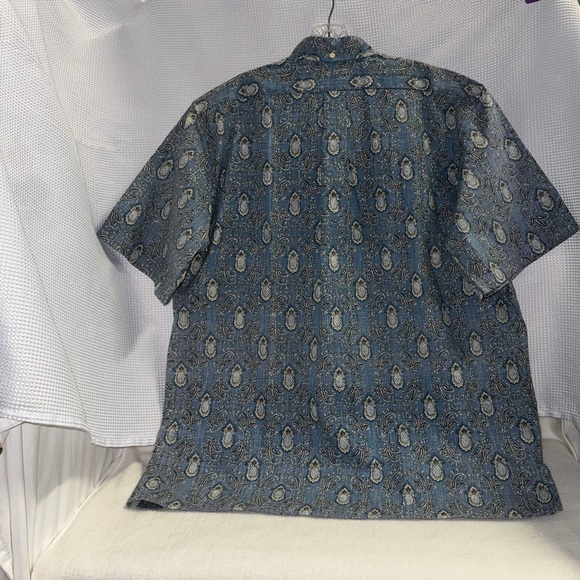 Reyn Spooner Hawaiian Aloha Shirt Pullover Pineapple Print Cotton Blend Sz XL - Picture 12 of 12